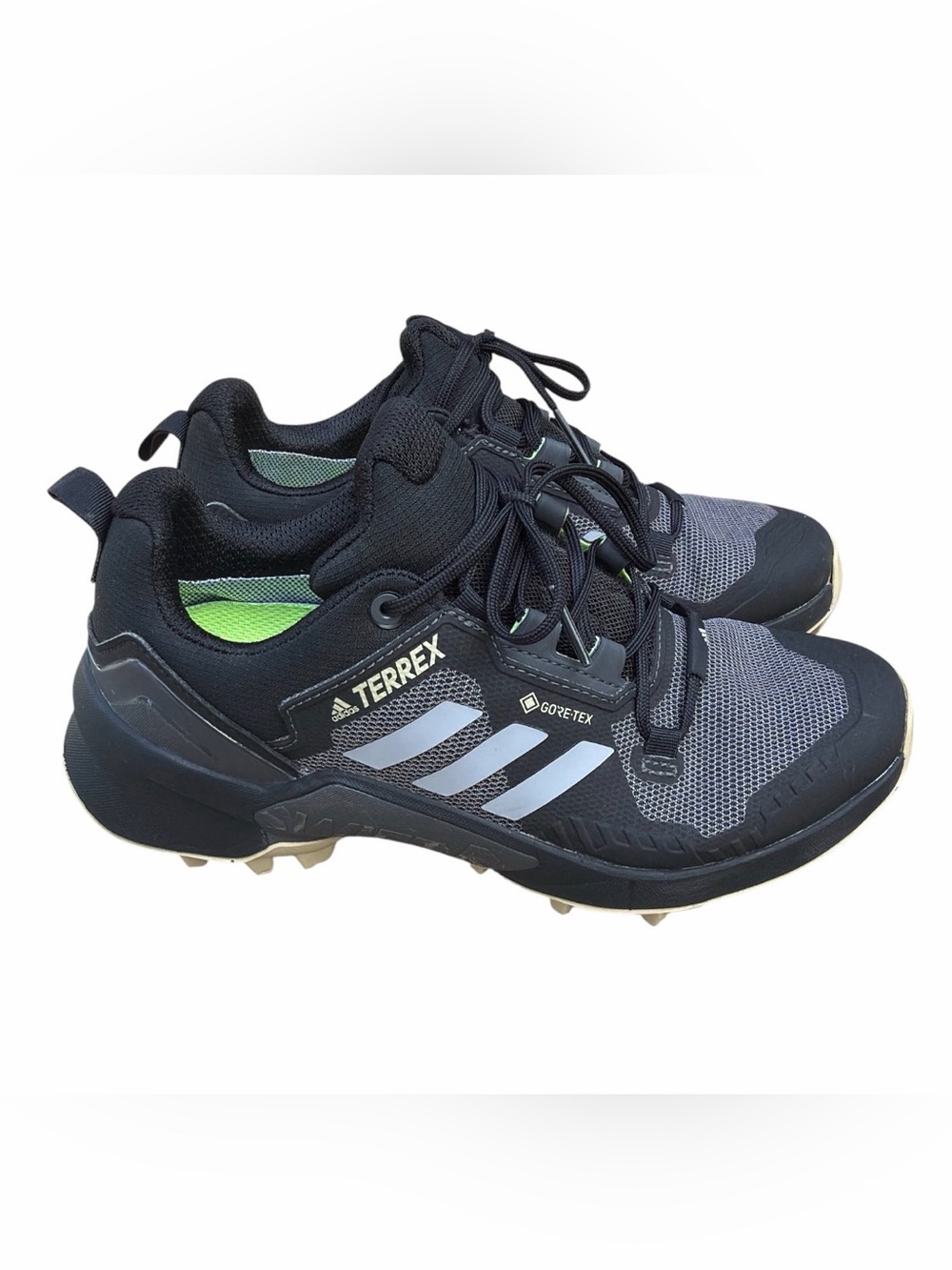 Adidas Women’s Size 7 Hiking Terrex Black & Grey GTX Trail Sneakers